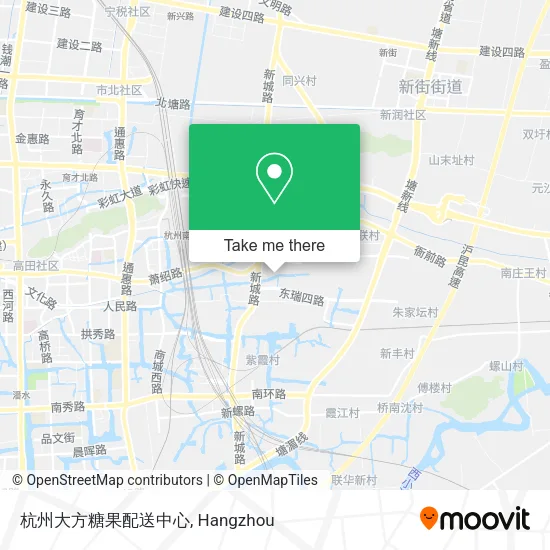 杭州大方糖果配送中心 map