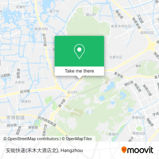 安能快递(禾木大酒店北) map