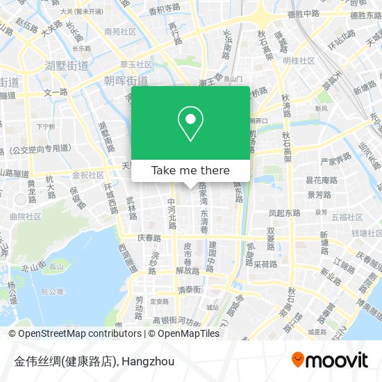 金伟丝绸(健康路店) map