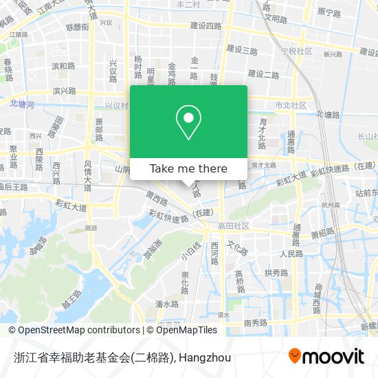浙江省幸福助老基金会(二棉路) map