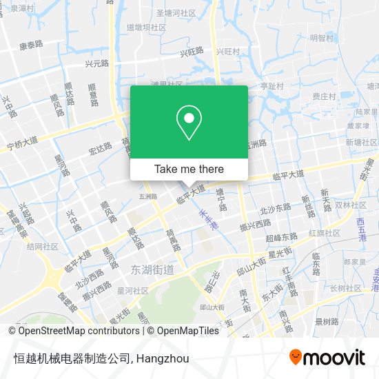 恒越机械电器制造公司 map