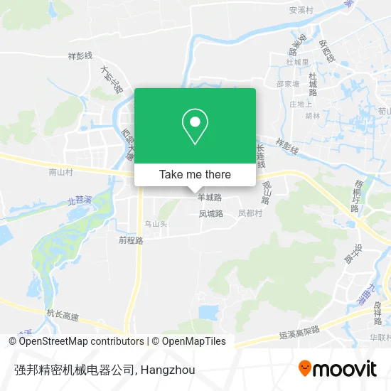 强邦精密机械电器公司 map