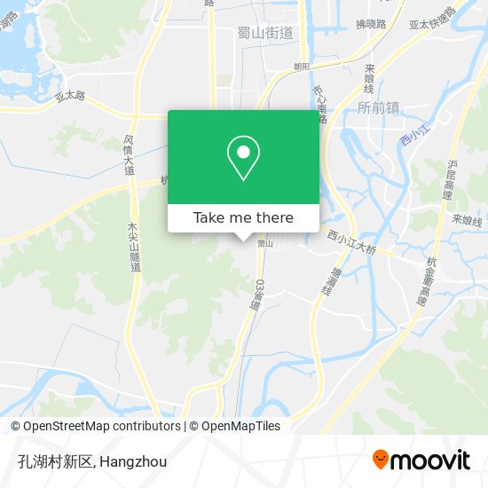 孔湖村新区 map