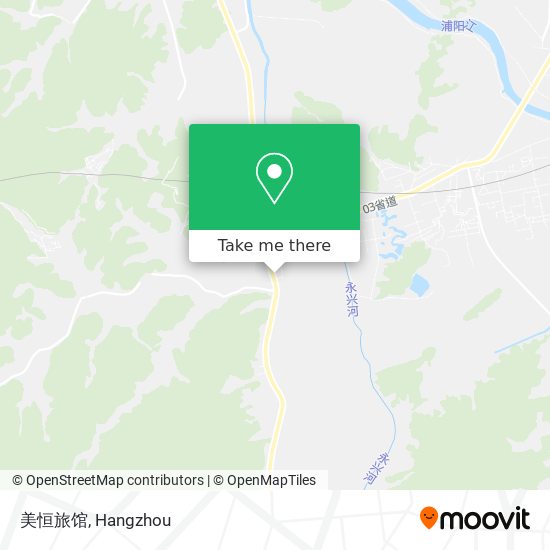 美恒旅馆 map