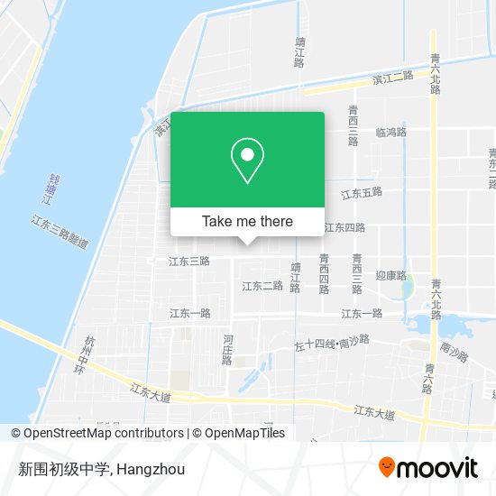新围初级中学 map