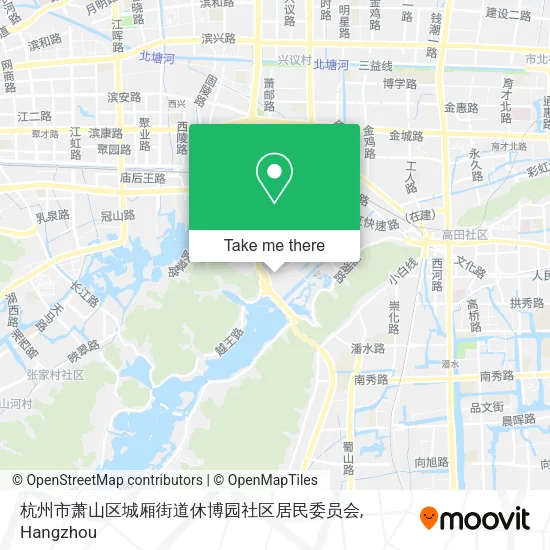 杭州市萧山区城厢街道休博园社区居民委员会 map