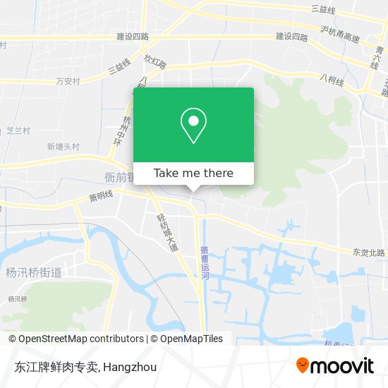 东江牌鲜肉专卖 map