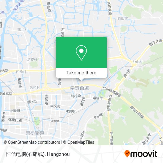 恒信电脑(石硝线) map