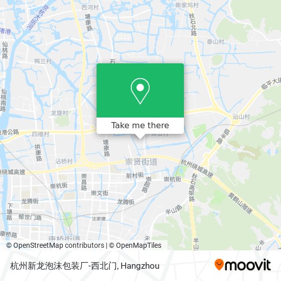 杭州新龙泡沫包装厂-西北门 map