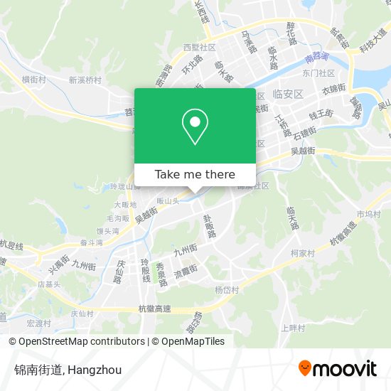锦南街道 map