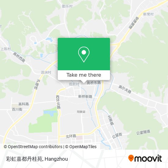 彩虹嘉都丹桂苑 map