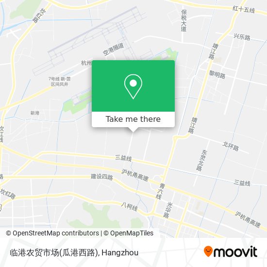 临港农贸市场(瓜港西路) map