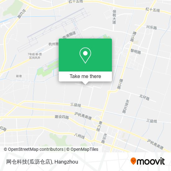 网仓科技(瓜沥仓店) map