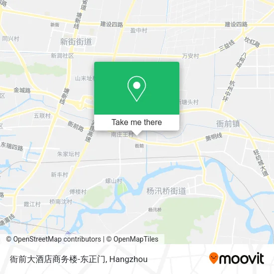 衙前大酒店商务楼-东正门 map