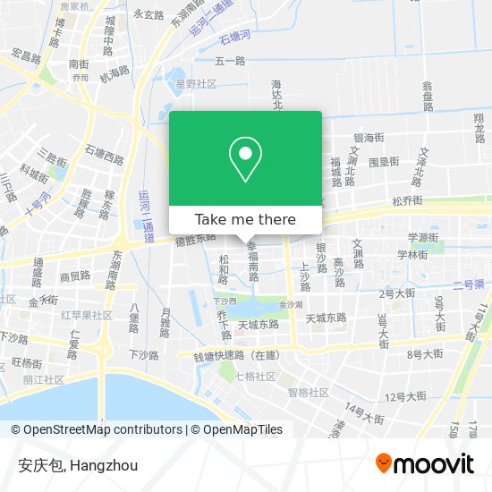 安庆包 map