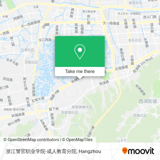 浙江警官职业学院-成人教育分院 map
