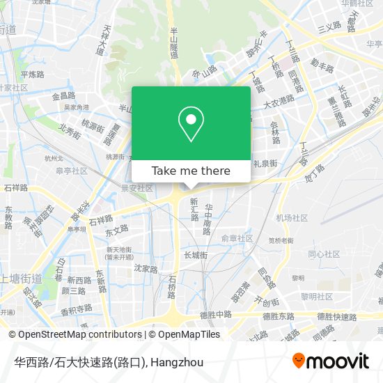 华西路/石大快速路(路口) map