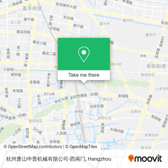 杭州萧山中普机械有限公司-西南门 map