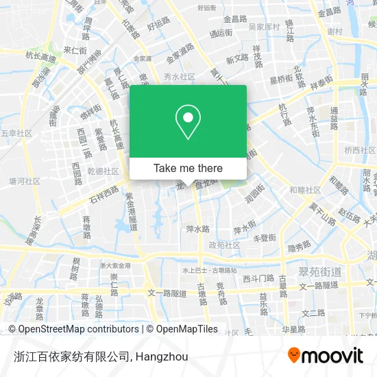 浙江百依家纺有限公司 map