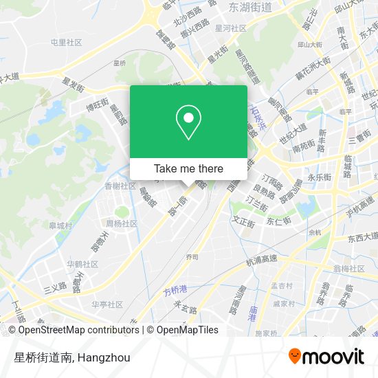 星桥街道南 map