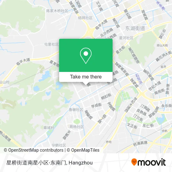 星桥街道南星小区-东南门 map