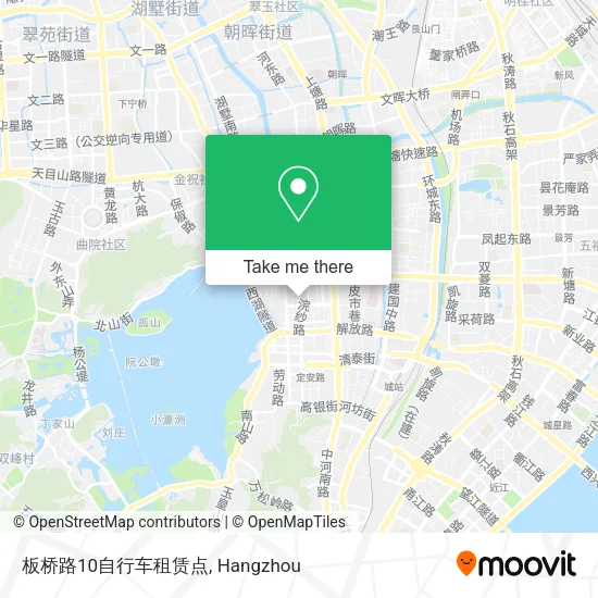 板桥路10自行车租赁点 map
