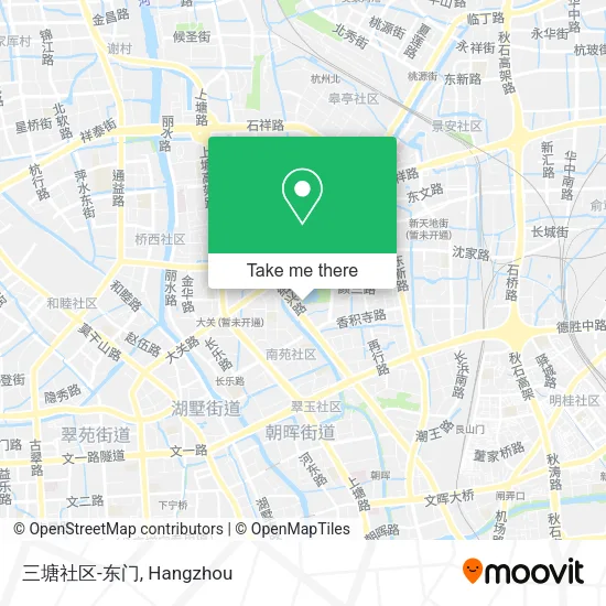 三塘社区-东门 map