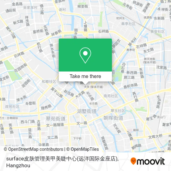 surface皮肤管理美甲美睫中心(远洋国际金座店) map