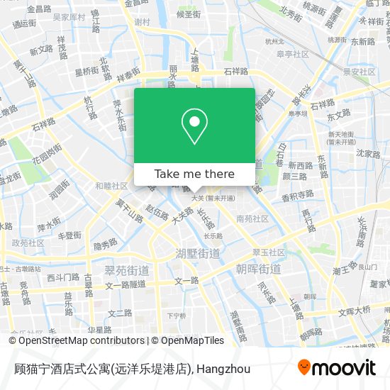 顾猫宁酒店式公寓(远洋乐堤港店) map