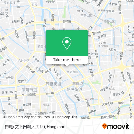 街电(艾上网咖大关店) map