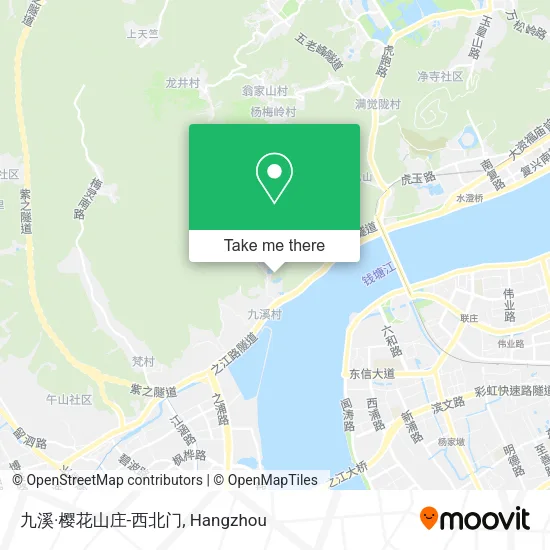 九溪·樱花山庄-西北门 map