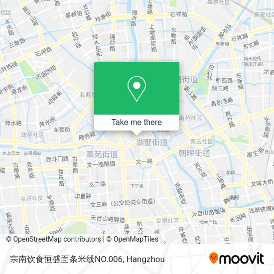 宗南饮食恒盛面条米线NO.006 map