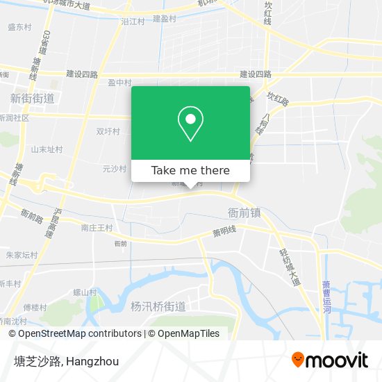 塘芝沙路 map