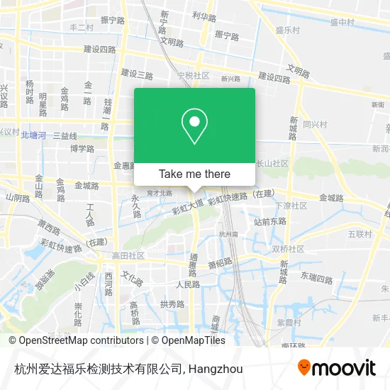 杭州爱达福乐检测技术有限公司 map