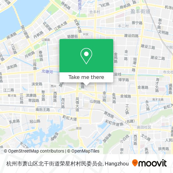 杭州市萧山区北干街道荣星村村民委员会 map