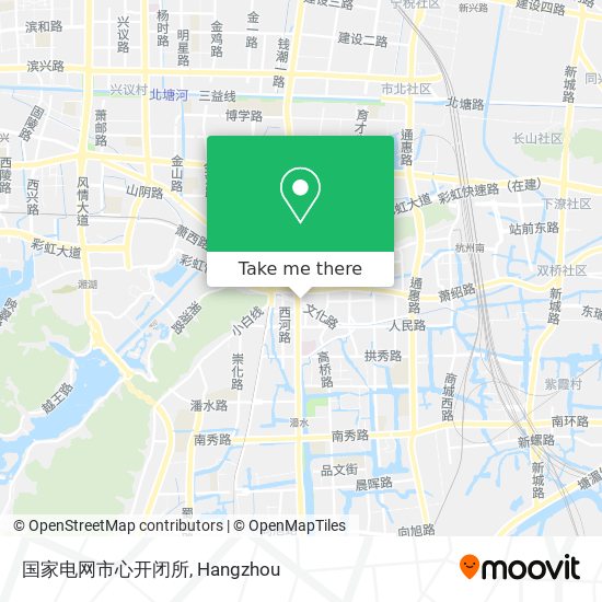 国家电网市心开闭所 map
