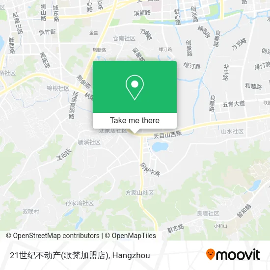 21世纪不动产(歌梵加盟店) map