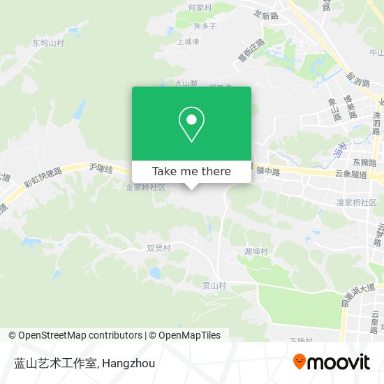 蓝山艺术工作室 map