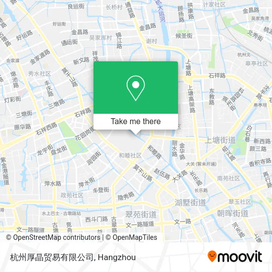 杭州厚晶贸易有限公司 map