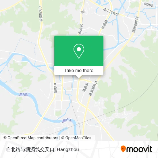 临北路与塘湄线交叉口 map