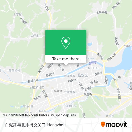 白泥路与北排街交叉口 map