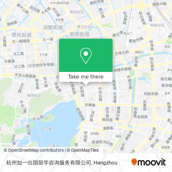 杭州知一出国留学咨询服务有限公司 map