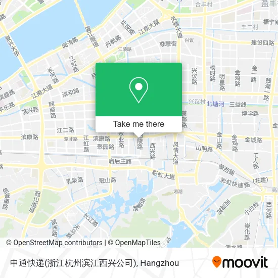 申通快递(浙江杭州滨江西兴公司) map