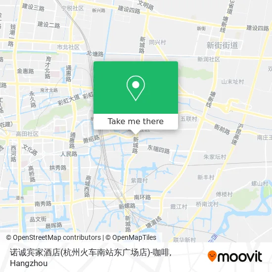 诺诚宾家酒店(杭州火车南站东广场店)-咖啡 map