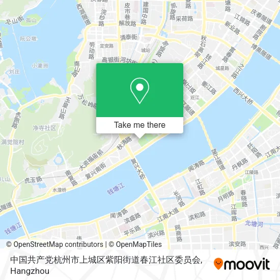 中国共产党杭州市上城区紫阳街道春江社区委员会 map