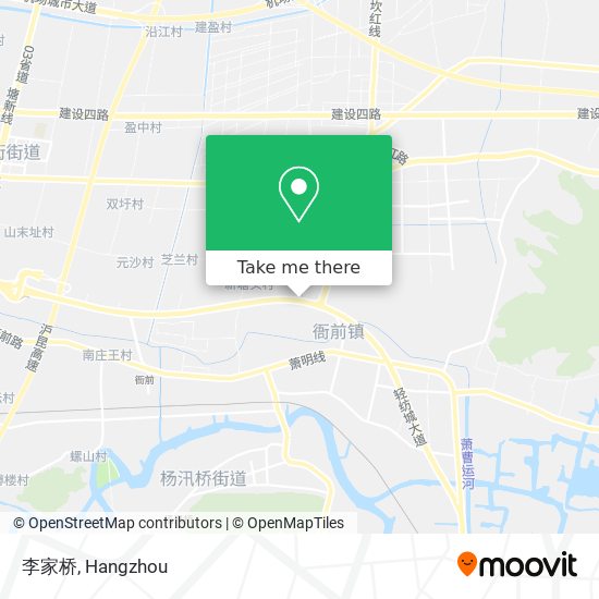 李家桥 map