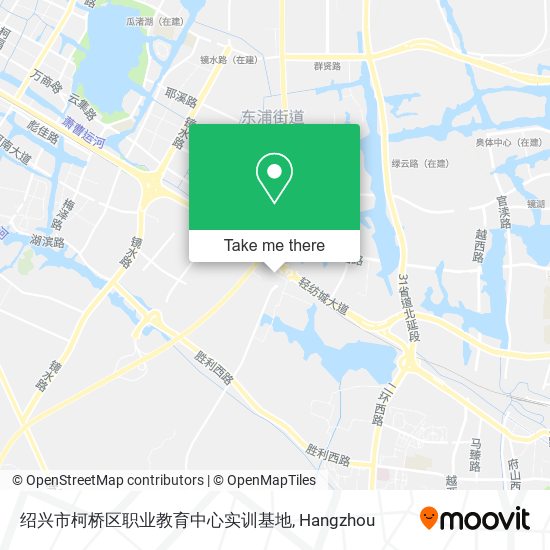绍兴市柯桥区职业教育中心实训基地 map