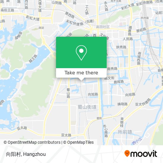 向阳村 map