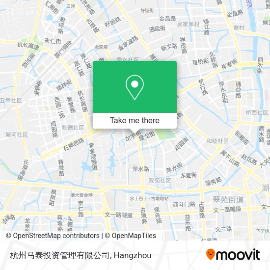 杭州马泰投资管理有限公司 map