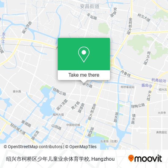绍兴市柯桥区少年儿童业余体育学校 map